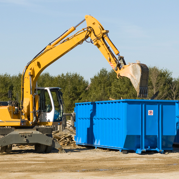 are there any restrictions on where a residential dumpster can be placed in Red Ash VA